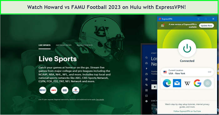 Guarda Howard vs FAMU Football 2023 in - Italia Su Hulu con ExpressVPN 