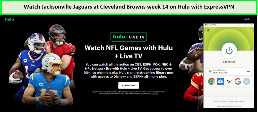 watch-jacksonville-jaguars-at-cleveland-browns-week-14-in-Canada-on-Hulu-with-expressvpn