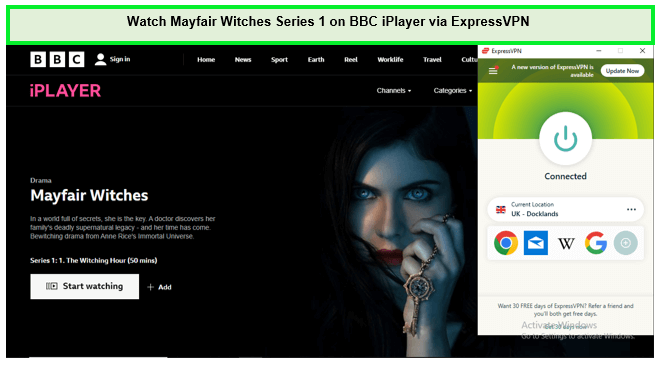  Guarda la serie 1 delle streghe di Mayfair. in - Italia su-BBC-iPlayer-tramite-ExpressVPN 
