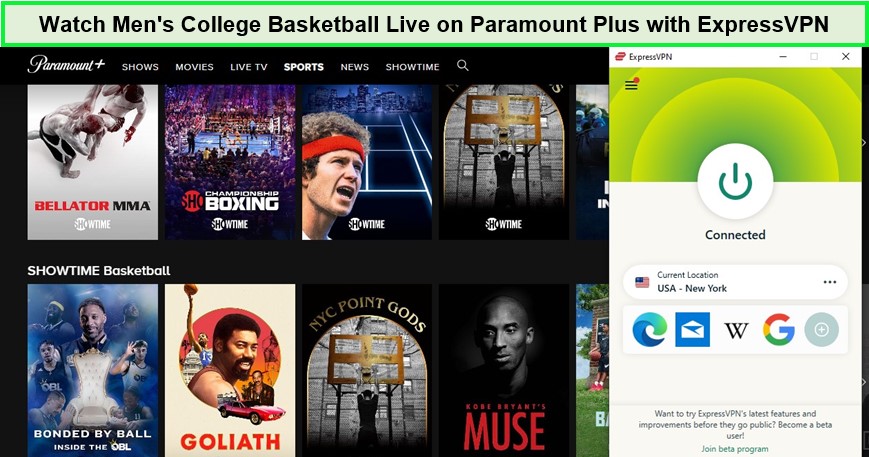 Guarda il basket universitario in diretta su Paramount Plus con ExpressVPN.  -  