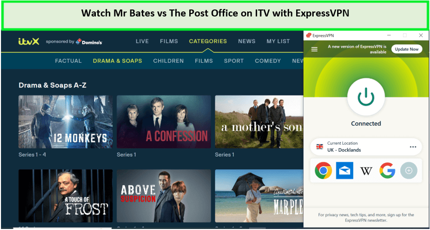  Regardez M. Bates contre La Poste. in - France Sur ITV avec ExpressVPN 