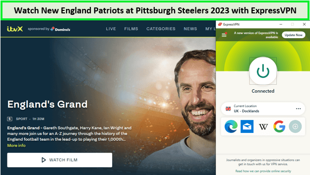  Mira a los New England Patriots en los Pittsburgh Steelers 2023 in - Espana En ITV con ExpressVPN 