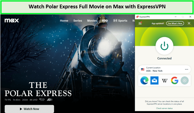  Mira El Expreso Polar Película Completa in - Espana No en Max con ExpressVPN 