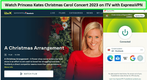 Regardez le concert de Noël de la princesse Kate 2023. in - France Sur ITV avec ExpressVPN 