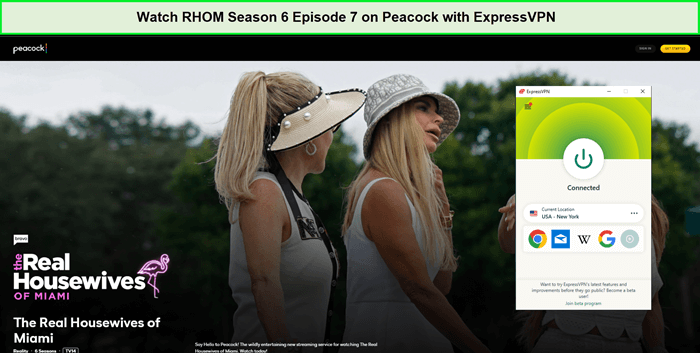  Mira la temporada 6 episodio 7 de RHOM in - Espana En Peacock con ExpressVPN. 