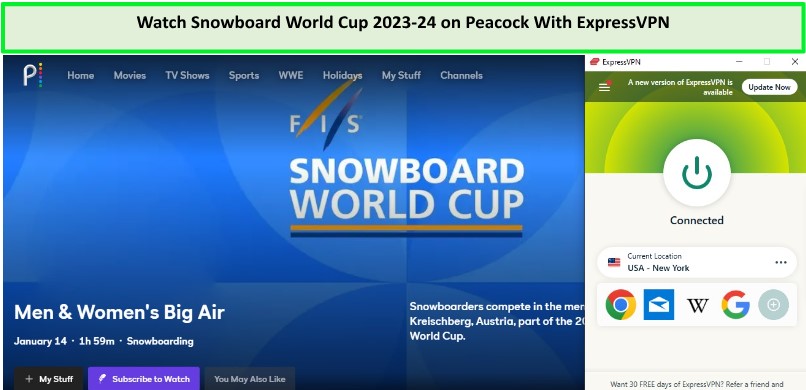 Guarda la Coppa del Mondo di Snowboard 2023-24 in - Italia Su Peacock TV 