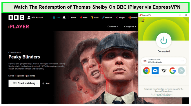  Regardez-La-Rédemption-de-Thomas-Shelby- in - France Sur BBC iPlayer via ExpressVPN 