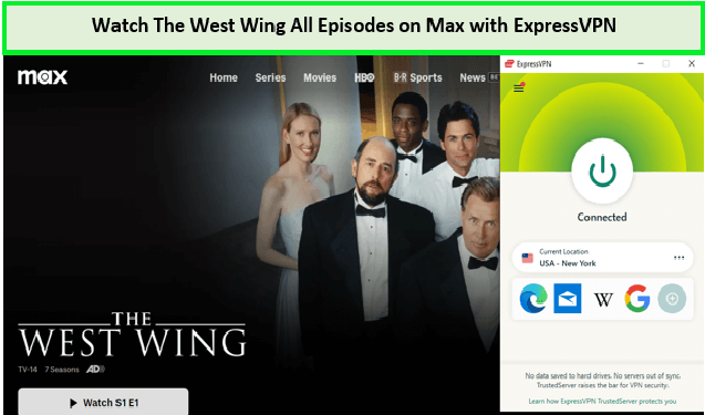  Regarder tous les épisodes de The West Wing in - France Sur Max avec ExpressVPN 