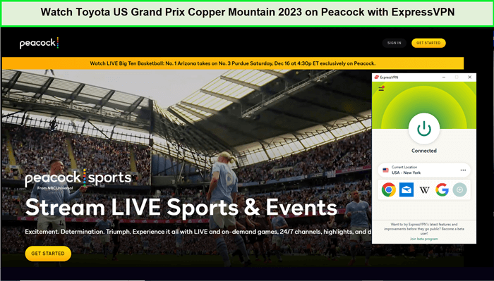 Unblock-Toyota-US-Grand-Prix-Copper-Mountain-2023-in-Spain-on-Peacock-with-ExpressVPN