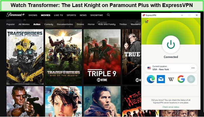  Regardez Transformer: The Last Knight sur Paramount Plus avec ExpressVPN.  -  