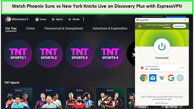 Watch-Phoenix-Suns-vs-New-York-Knicks-Live-in-South Korea-on-Discovery-Plus-With-ExpressVPN