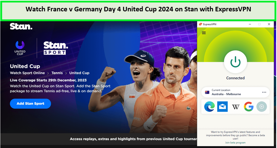 Watch-France-V-Germany-Day-4-United-Cup-2024-outside-Australia-on-Stan-with-ExpressVPN 