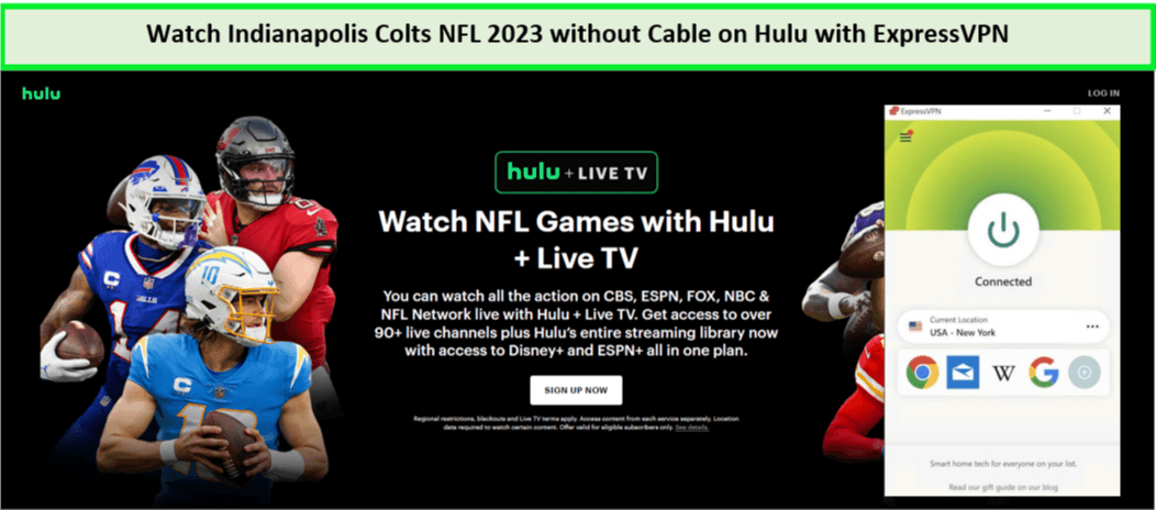 watch-indianapolis-colts-nfl-2023-without-cable-in-UK-on-hulu-with-expressvpn