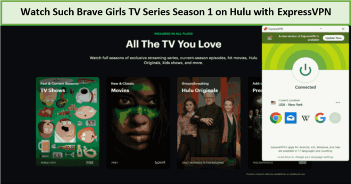 Guarda la serie tv Brave Girls stagione 1 su Hulu con ExpressVPN in - Italia 