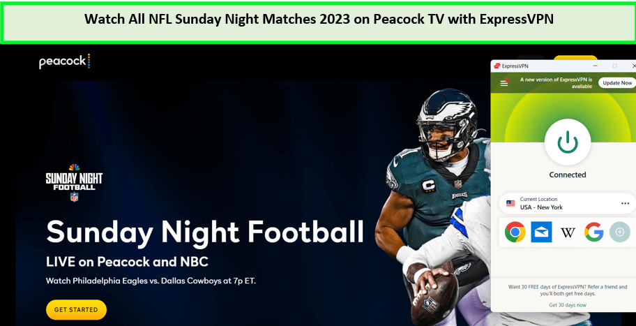  Kijk alle NFL-zondagnachtwedstrijden 2023 in - Nederland Op Peacock met ExpressVPN 