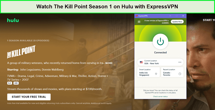 watch-the-kill-point-season-1-on-hulu-in-Spain-with-expressvpn