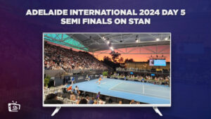 Hoe kijk je naar de halve finale van de Adelaide International 2024 op dag 5 in   Nederland op Stan