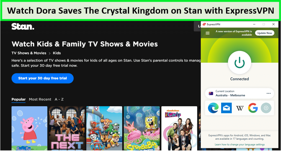 Watch-Dora-Saves-The-Crystal-Kingdom-outside-Australia-on-Stan-with-ExpressVPN 