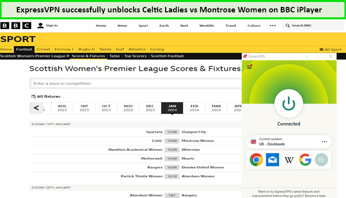 Express-VPN-Unblocks-Celtic-Ladies-vs-Montrose-Women-in-South Korea-on-BBC-iPlayer