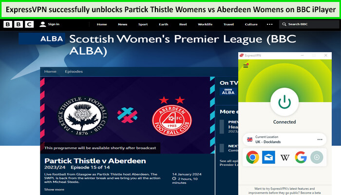 Express-VPN-Unblocks-Partick-Thistle-Womens-vs-Aberdeen-Womens-in-Australia-on-BBC-iPlayer