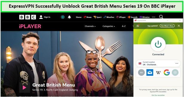 ExpressVPN ha sbloccato con successo la serie 19 di Great British Menu  -  Su BBC iPlayer 