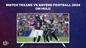 Cómo ver el partido de fútbol Texans vs Ravens 2024 in Espana en Hulu (Maneras fáciles)