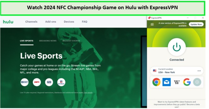 Watch-2024-NFC-Championship-Game-in-Germany-on-Hulu-with-ExpressVPN