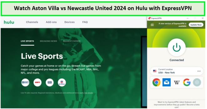 Stream-Aston-Villa-vs-Newcastle-United-2024-on-Hulu-with-ExpressVPN-in-Hong Kong