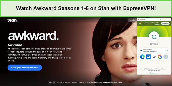 Watch-Awkward-Seasons-1-5-in-Hong Kong-on-Stan-with-ExpressVPN