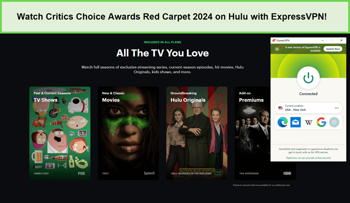 Watch-Critics-Choice-Awards-Red-Carpet-2024-in-South Korea-on-Hulu-with-ExpressVPN