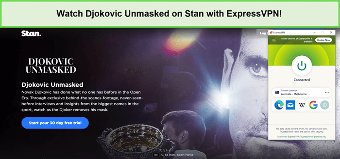 Watch-Djokovic-Unmasked-outside-Australia-on-Stan-with-ExpressVPN