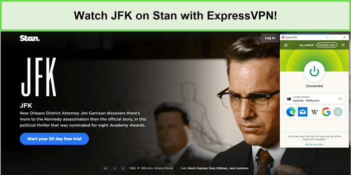 Watch-JFK-in-France-on-Stan-with-ExpressVPN