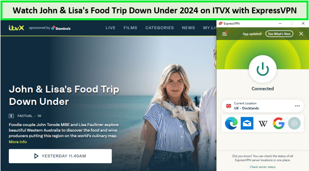 Watch-John-and-Lisa's-Food-Trip-Down-Under-2024-in-India-on-ITVX-with-ExpressVPN