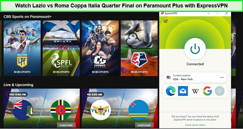  Bekijk Lazio tegen Roma in de kwartfinale van de Coppa Italia op Paramount Plus.  -  