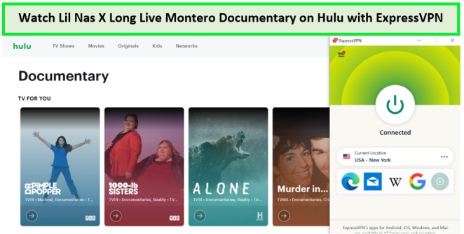 Ver-Lil-Nas-X-Long-Live-Montero-Documentary- in - Espana -en-Hulu-con-ExpressVPN 