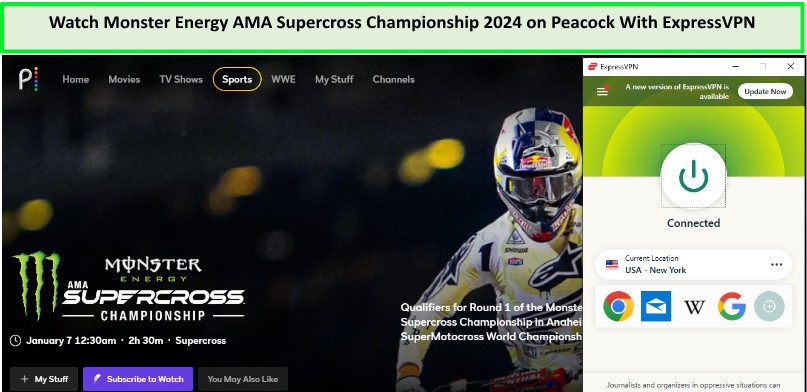 Watch-Monster-Energy-AMA-Supercross-Championship-2024 outside-USA-on-Peacock-TV