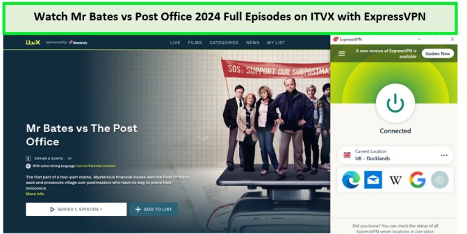  Schauen Sie sich die vollständigen Episoden von Mr. Bates gegen die Post 2024 an. in - Deutschland -auf-ITVX-mit-ExpressVPN 