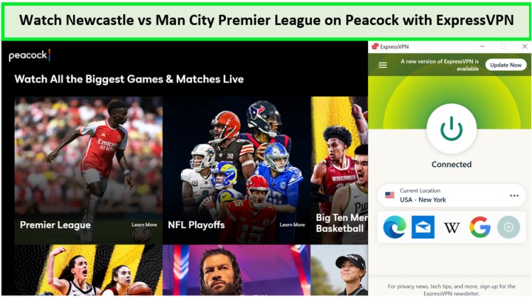 Watch-Newcastle-vs-Man-City-Premier-League-in-New Zealand-on-Peacock-with-ExpressVPN