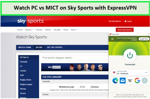  ExpressVPN desbloqueado Sky Sports in - Espana 