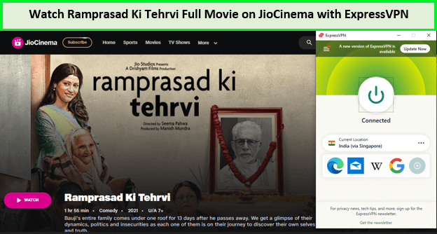  Bekijk de film Ramprasad Ki Tehrvi. in - Nederland -op JioCinema-met-ExpressVPN 