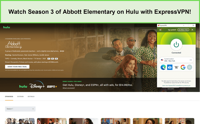 Watch-Season-3-of-Abbott-Elementary-in-South Korea-on-Hulu-with-ExpressVPN