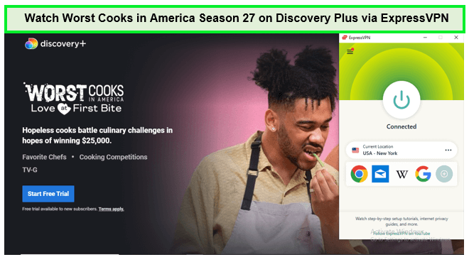  Mira a los peores cocineros de América Temporada 27. in - Espana En Discovery Plus a través de ExpressVPN 