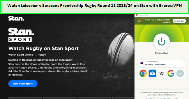 Watch-Leicester-v-Saracens-Premiership-Rugby-Round-11-2023/24-in-Italy-on-Stan