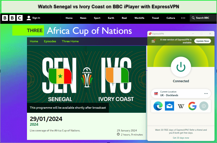 expressvpn-unblocked-senegal-vs-ivory-coast-on-bbc-iplayer-in-Spain