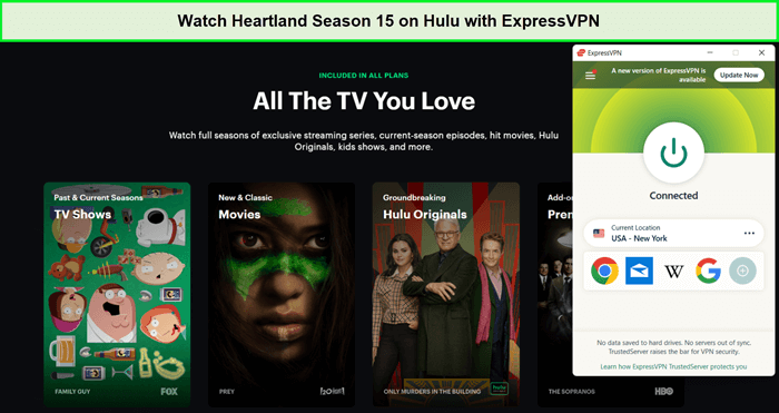 Schau-dir-die-15-Staffel-von-Heartland-auf-Hulu-an-in - Deutschland -mit -ExpressVPN 