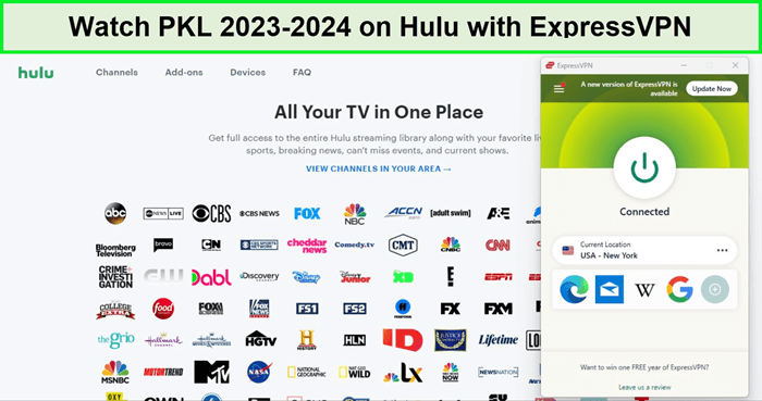 watch-pkl-2023-2024-on-hulu-outside-USA-with-expressvpn