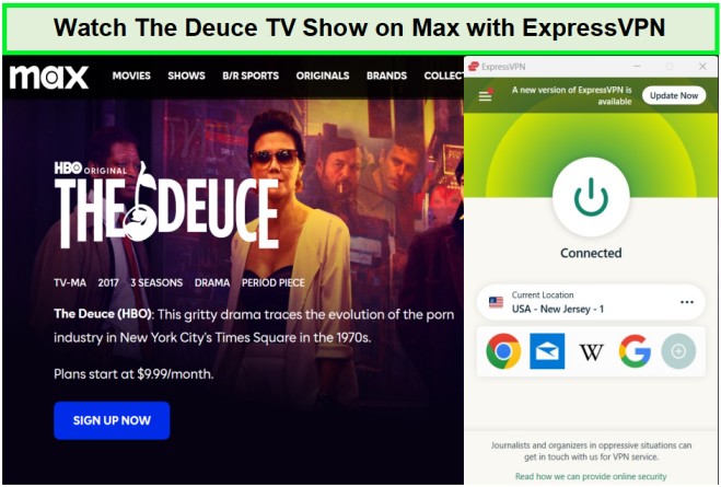  Mira el programa de televisión The Deuce. in - Espana No en Max con ExpressVPN 