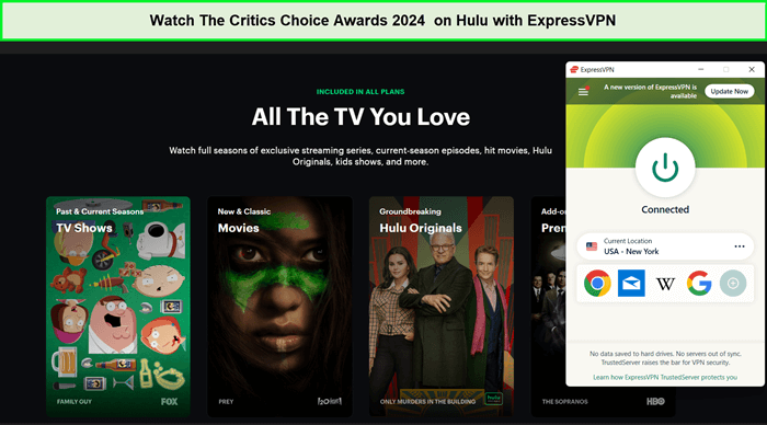  Regardez les Critics Choice Awards 2024 sur Hulu. in - France -avec-expressvpn -avec-expressvpn 