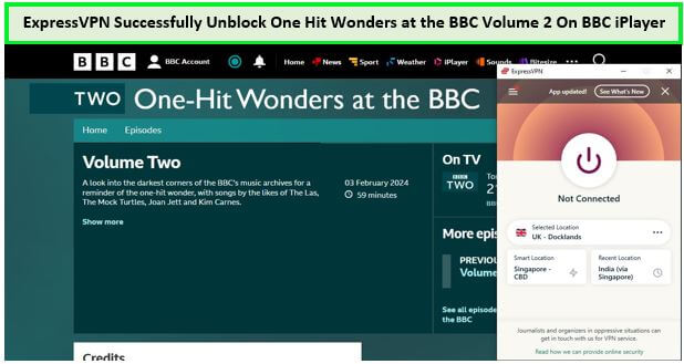 ExpressVPN-Successfully-Unblock-One-Hit-Wonders-at-the-BBC-Volume-2-On-BBC-iPlayer--