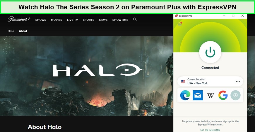  Regardez la saison 2 de la série Halo sur Paramount Plus avec ExpressVPN.  -  